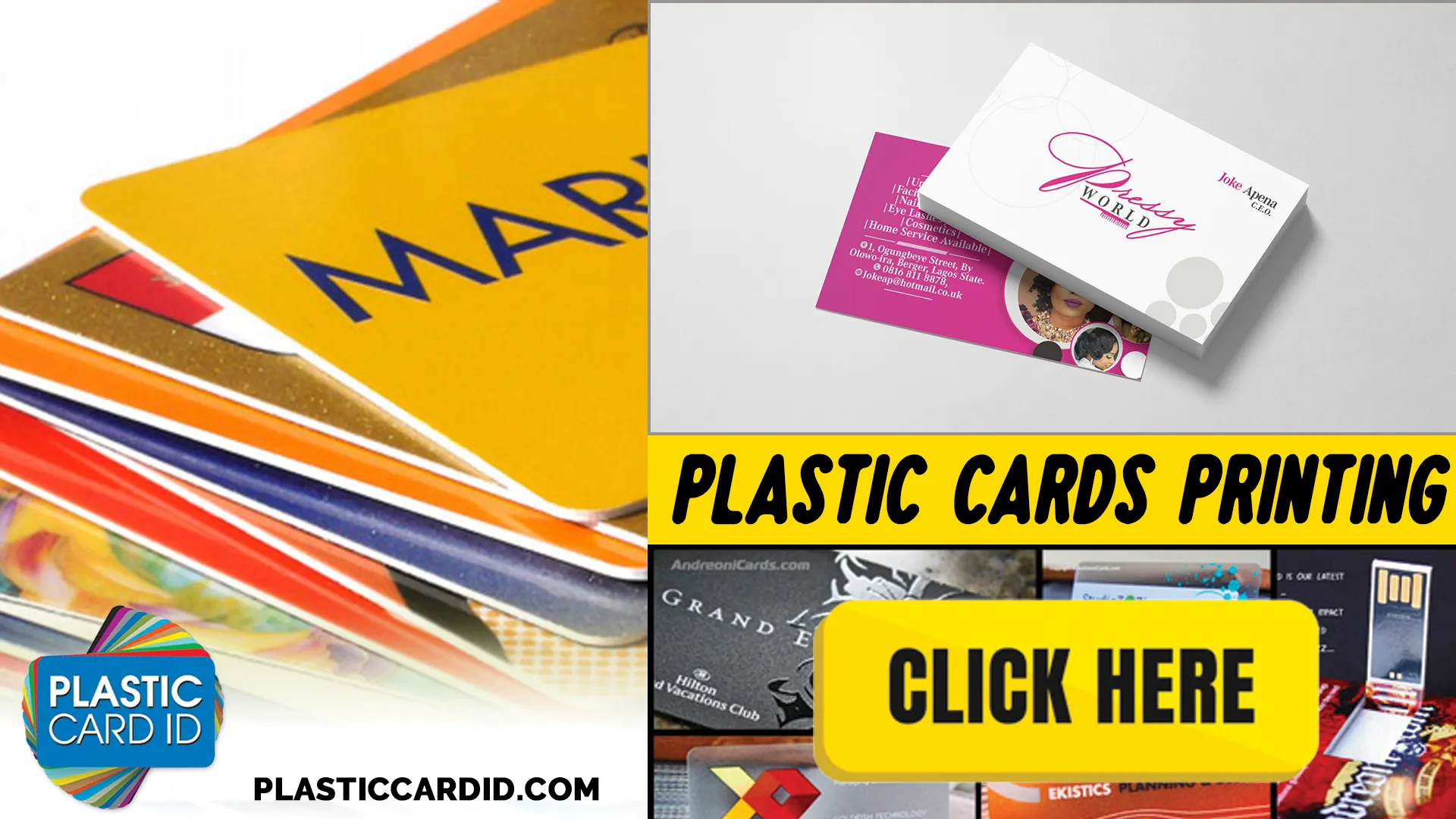 Our Plastic Card Products and Services