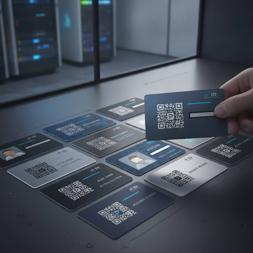 Security and Access Control Cards with QR Technology