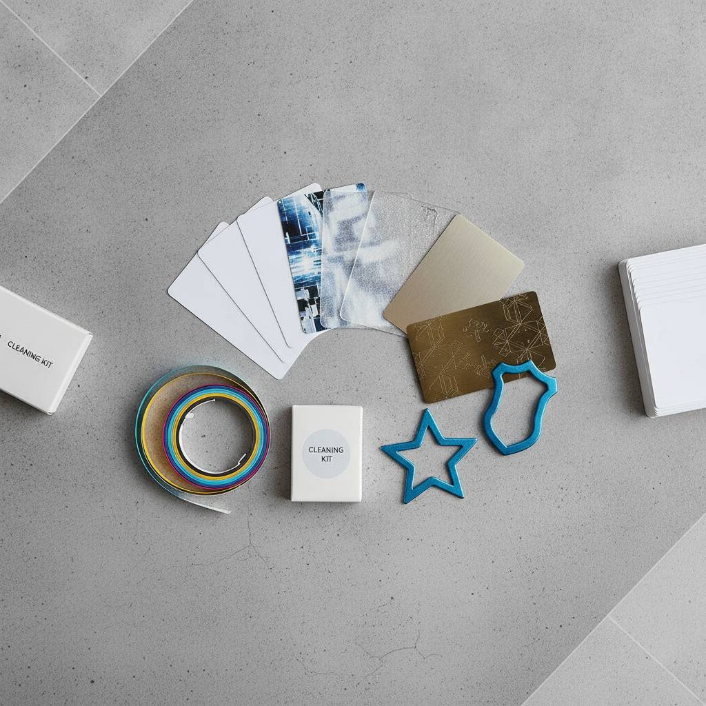 Specialty Cards: Metal, Clear, and Custom Shapes