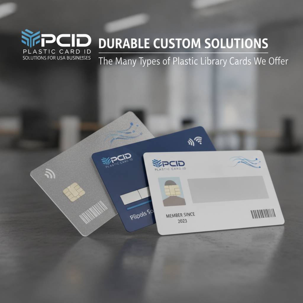 The Many Types of Plastic Library Cards We Offer